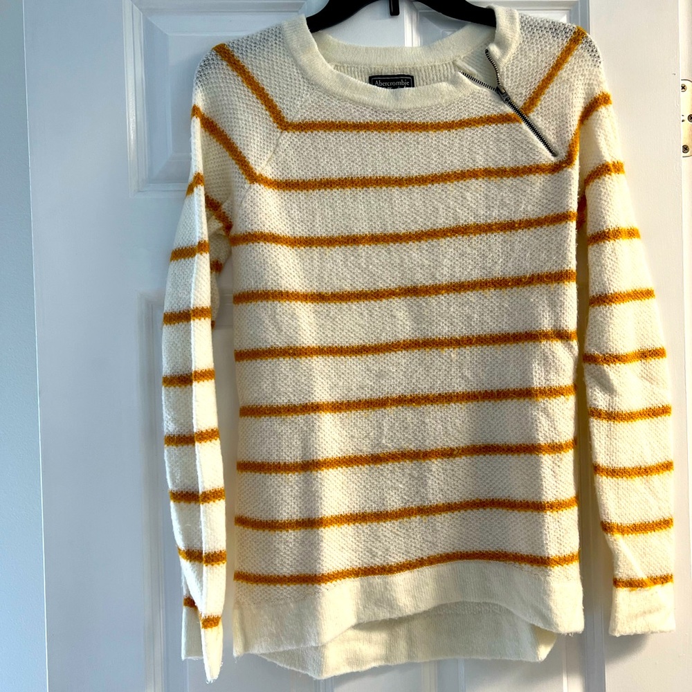 Abercrombie and Fitch sweater with zipper detail.